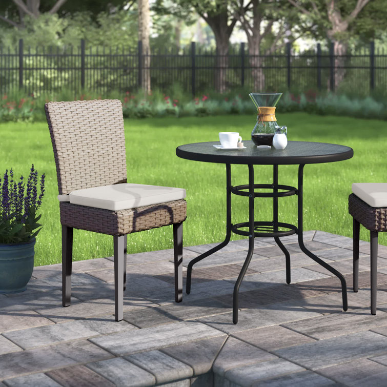 Rochford Outdoor Dining Side Chair with Cushion